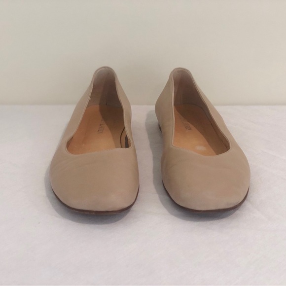 Ralph Lauren Nude Beige Leather Ballet Flats Size 7 or 8 Made in Italy - Picture 3 of 8